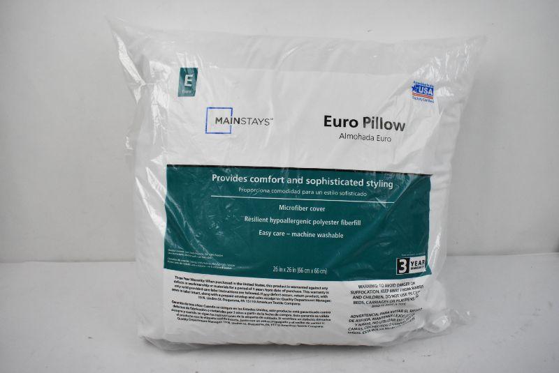 mainstays euro pillow
