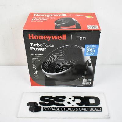 Table Air Circulator Fan, Black, by Honeywell - New