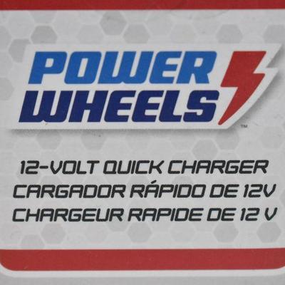 Power Wheels 12-Volt Quick Charger - New