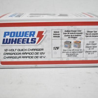 Power Wheels 12-Volt Quick Charger - New