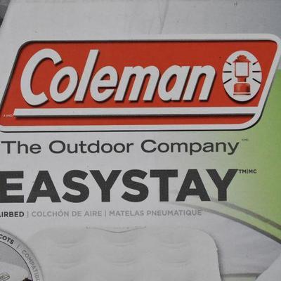 Coleman QuickBed Lite Slim Twin Skinny Airbed, White EasyStay - New, Open Box