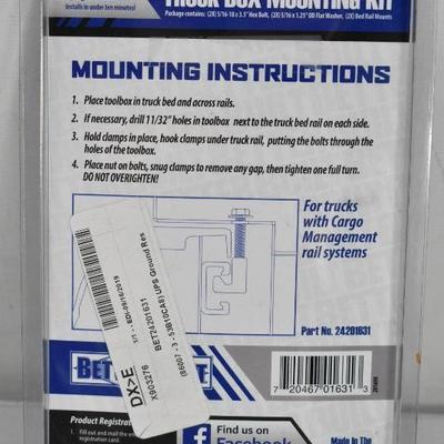 Better Built Truck Box Mounting Kit - New, $25 Retail