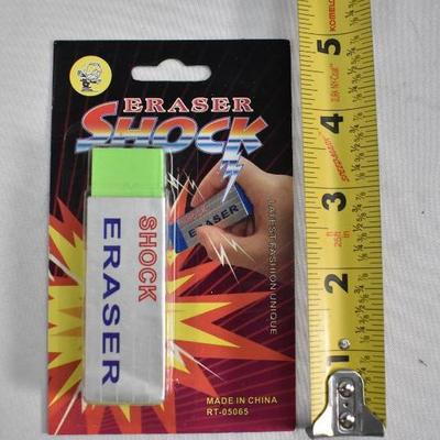 8 Practical Joke Shocking Toys: Remotes, Coin Sets, Erasers, & Clippers - New