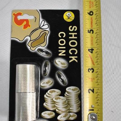 8 Practical Joke Shocking Toys: Remotes, Coin Sets, Erasers, & Clippers - New