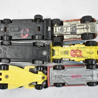 13 Piece Vintage Toy Cars Collection: 10 Hot Wheels (1974-2002) & More