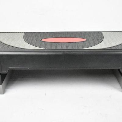 Adjustable Workout Stepper by CALHOME 30" Aerobic Step Trainer Exercise Fitness