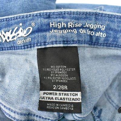 Mossimo Denim High Rise Jegging, Size 2/26R