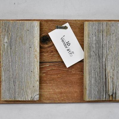 Oh What Fun! Rustic Wooden Wall Decor 7.5