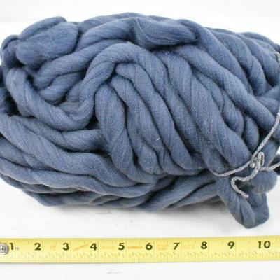 ~80+ Feet of Large Yarn, Cornflower Blue