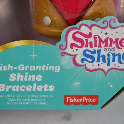Shimmer and Shine Wish-Granting Shine Bracelets - Open Package