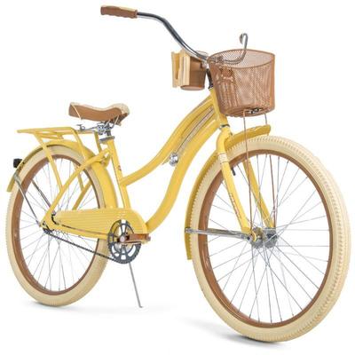 Huffy Bike: Women's Beach Cruiser, Yellow - Dented Fender