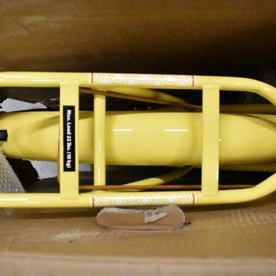 Huffy Bike: Women's Beach Cruiser, Yellow - Dented Fender