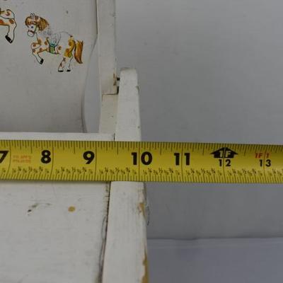 Wooden Doll High Chair - Vintage