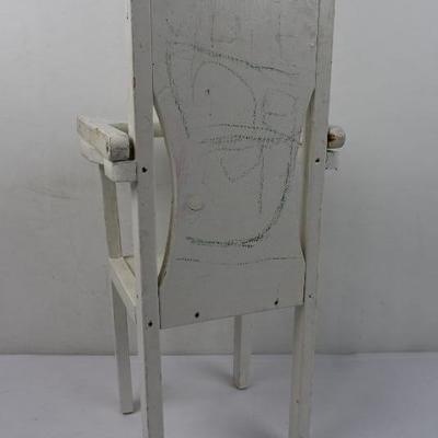 Wooden Doll High Chair - Vintage