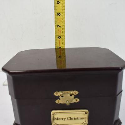 Merry Christmas Music Box w/ Lights, Dashing Through the Snow - SEE DESCRIPTION