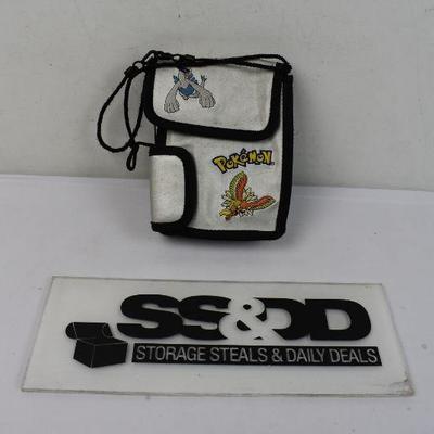 Nintendo Pokemon Gameboy Color DS Deluxe Carrying Case Silver, Multiple Pockets
