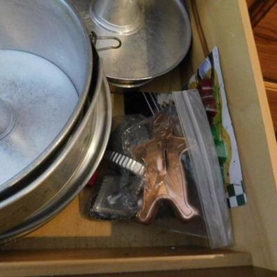 Collection of Form Pans and Baking Items