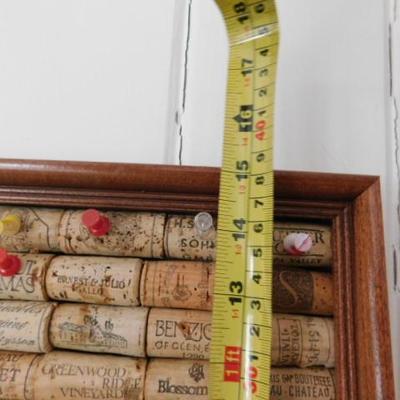 Wine Bottle Cork Board 19"x15"