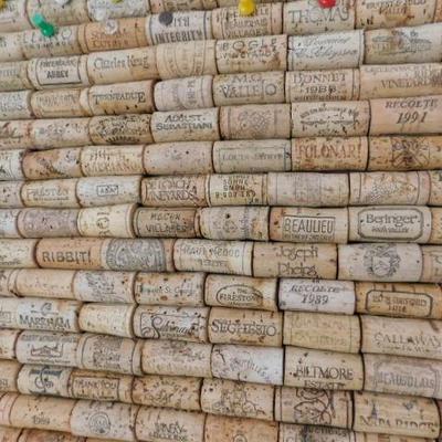 Wine Bottle Cork Board 19"x15"