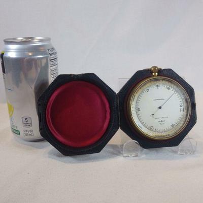 Antique Pocket Barometer/Altimeter