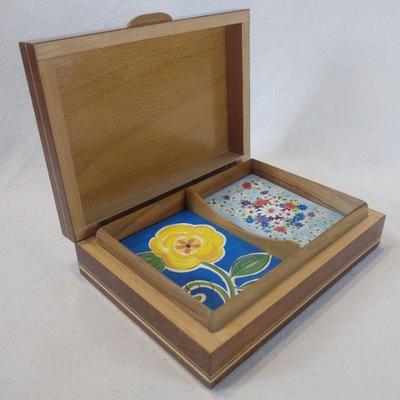 Fancy Card Box Bridge Set