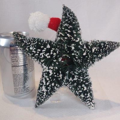 Brush Tree Star Santa