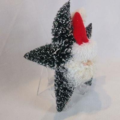 Brush Tree Star Santa