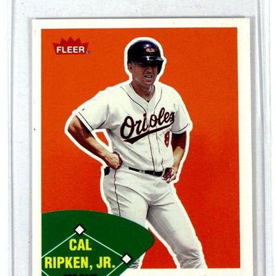 CAL RIPKEN Baseball Cards Set 1986 Topps #715 + 2000 Fleer #10 High Grade