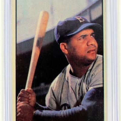 Roy Campanella Bowman #46 1953 - REPRINT Baseball Card 1986 Baseball Cards Magazine