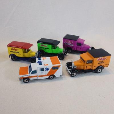 Fleet of Die Cast Trucks