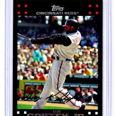 2007 Topps #450 KEN GRIFFEY Jr. Cincinnati Reds Baseball Card 1st Edition NM/MT