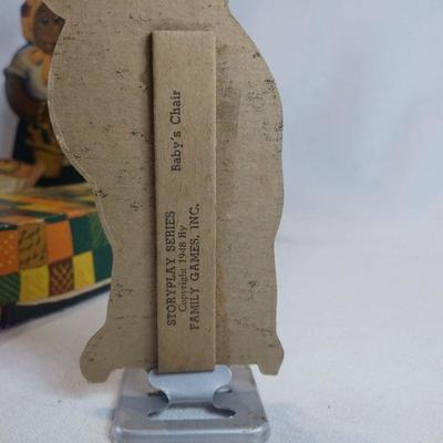 Vintage Three Little Bears Paper Doll Playset