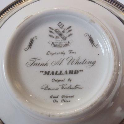 Puleston Silver Mallard Duck Dish