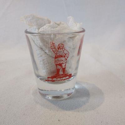 Vintage Santa Claus Land Souvenir Jigger Plus