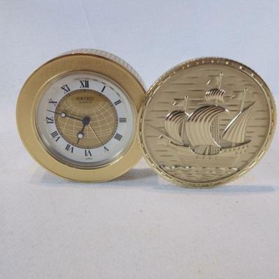 Nautical Seiko Travel Clock