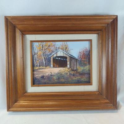 Indiana Artist Oil Painting