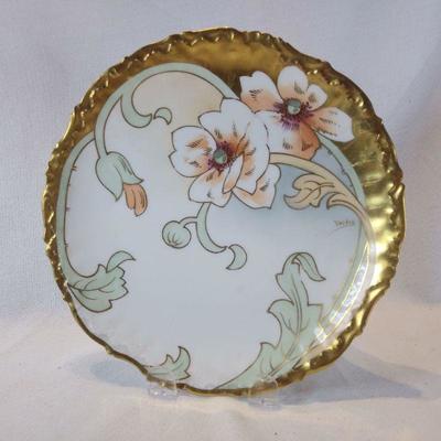 Limoges Hand-Painted Plate #1