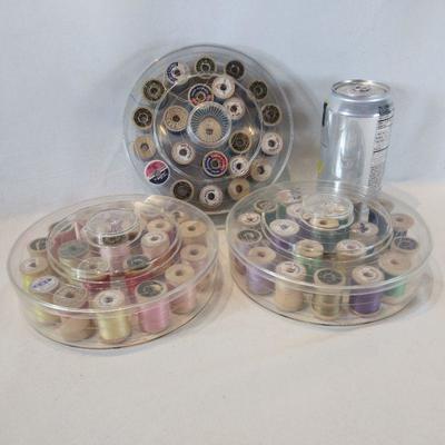 Vintage Wooden Spools and Holders