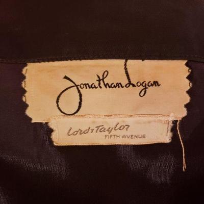 1950's Jonathan Logan dress/jacket ensemble shantung