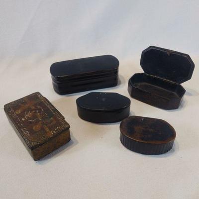 A Quintet of Very Old Little Boxes