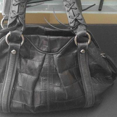 Large black purse