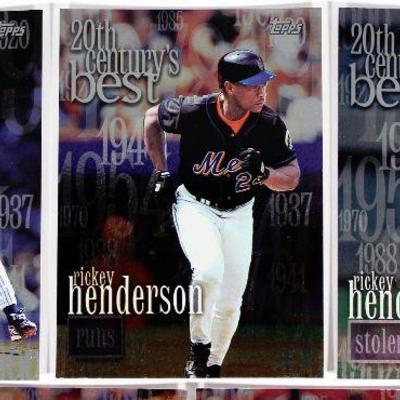1999 Topps 20th Century's Best Baseball cards Set ROGER CLEMENS Henderson McGWIRE Gwynn