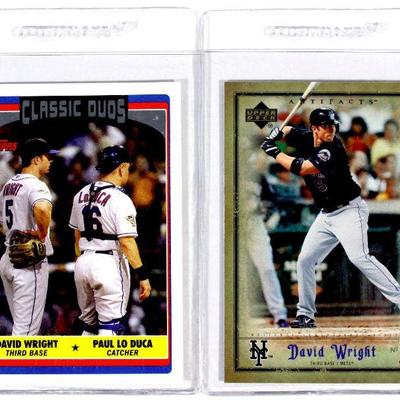 DAVID WRIGHT Baseball Cards Set 2006 Topps / Upper Deck - High Grade Cards