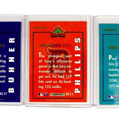 1994 Pinnacle The RUN Creators Baseball Cards Set JAY BUHNER Paul Molitor TONY PHILLIPS