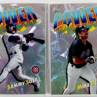 SAMMY SOSA MIKE PIAZZA 1999 Topps Baseball Power Players #P16 #P14 Inserts Cards