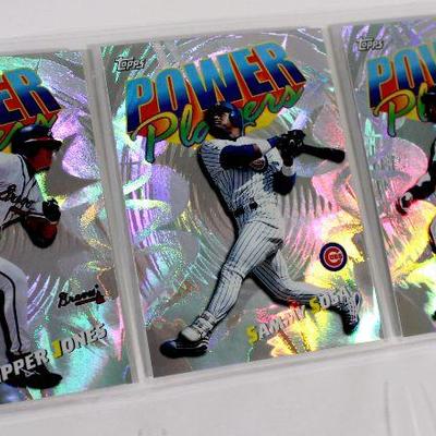 CHIPPER JONES FRANK THOMAS SAMMY SOSA 1999 Topps Baseball Power Players Inserts Cards HIGH GRADE