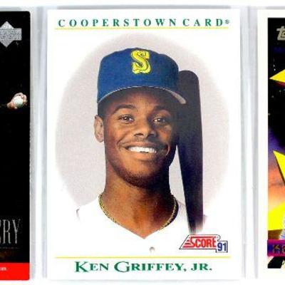 KEN GRIFFEY JR. BASEBALL CARDS SET OF 9 - RARE CARDS - HIGH GRADE - Lot 2