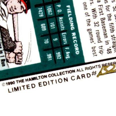 GIL HODGES Baseball Dream Team Collection Porcelain Baseball Card w/ Stand & COA