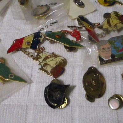 Lot 231 - Lapel Pins - Random Subjects