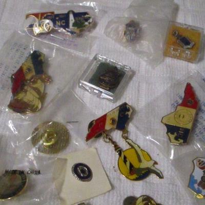 Lot 231 - Lapel Pins - Random Subjects